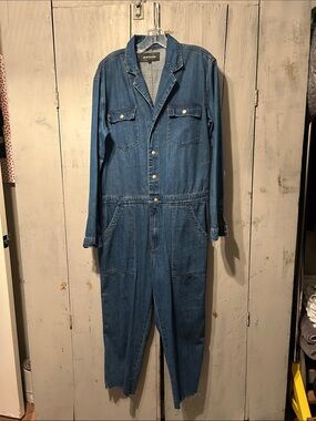 Neon Blonde denim jumpsuit Women's large